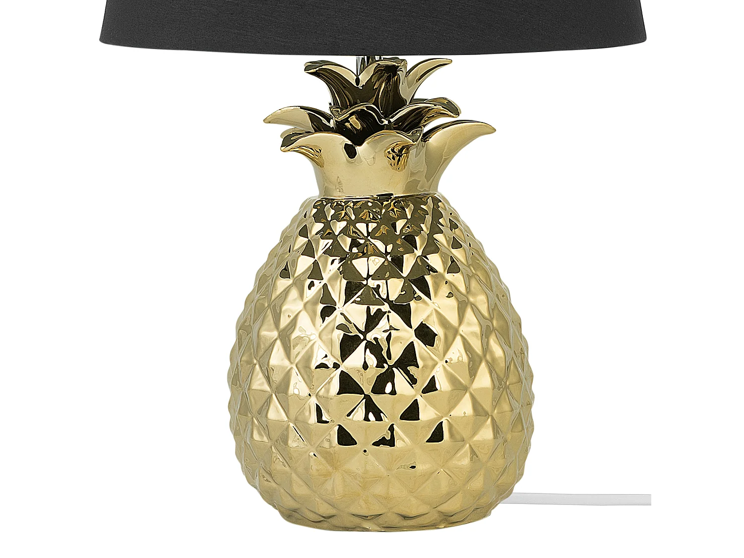 Tischleuchte PINEAPPLE Keramik Gold