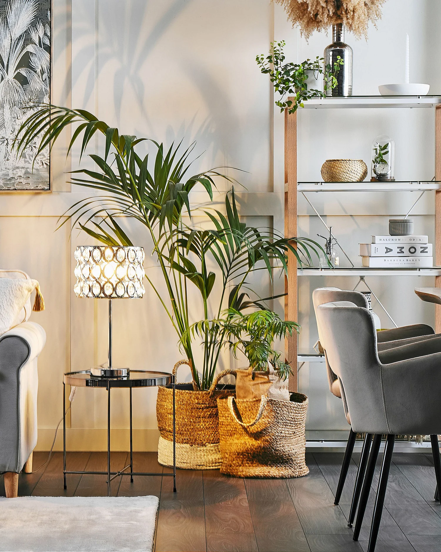 Lampe à poser TENNA Cristal Argenté