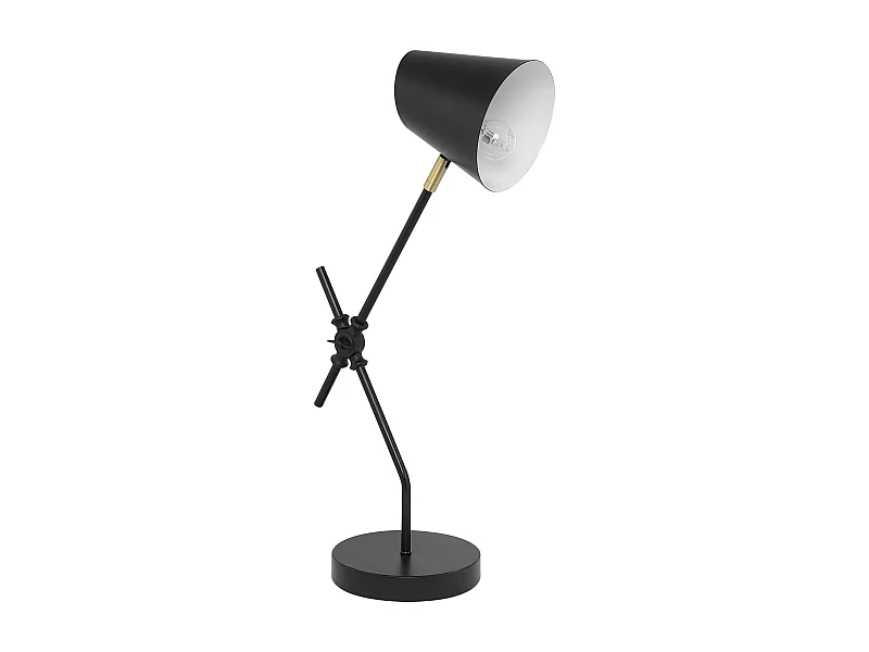 Lampa biurkowa HORTON Regulowana Metal Czarny