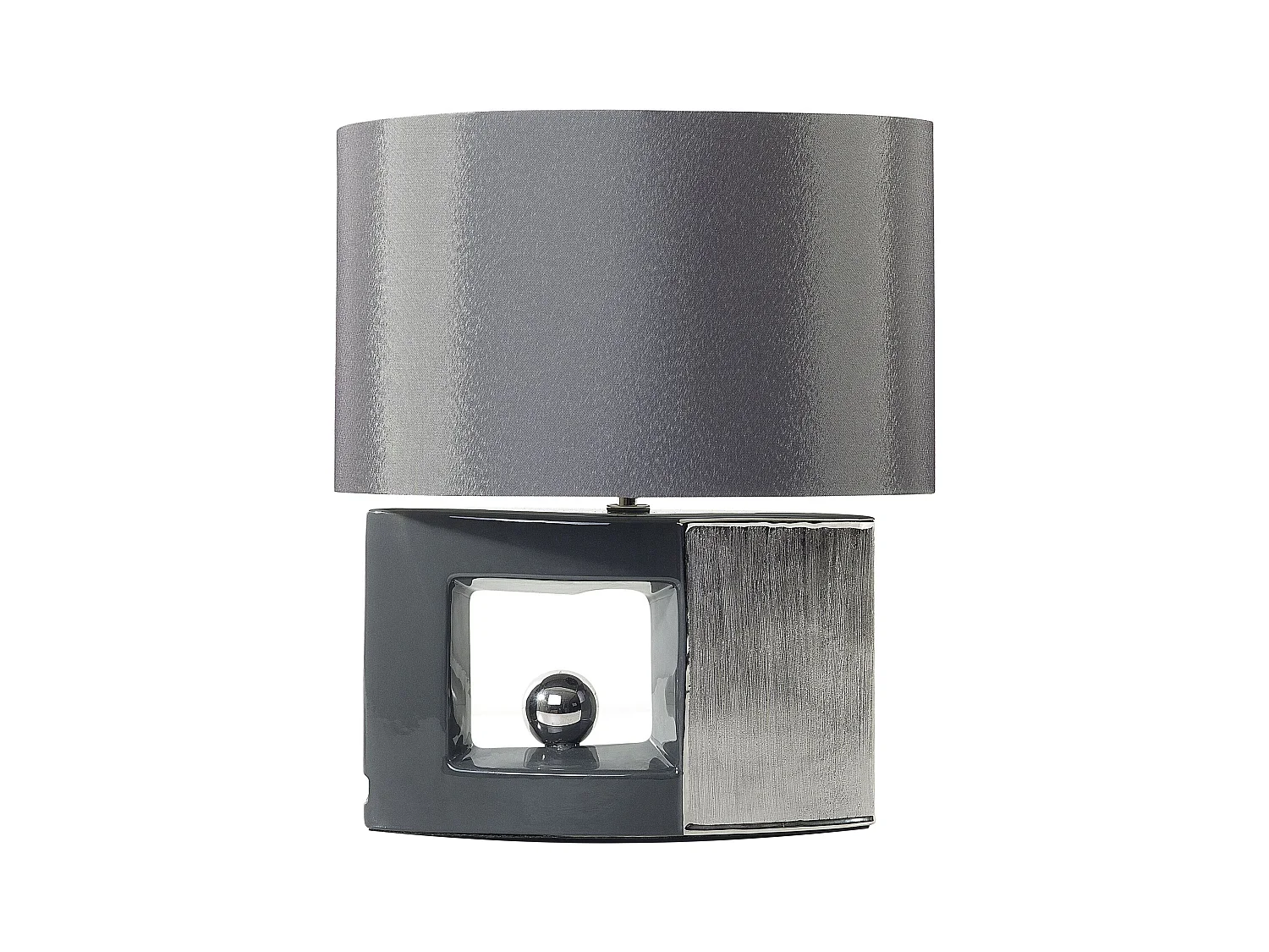 Lampe à poser DUERO Porcelaine Gris foncé