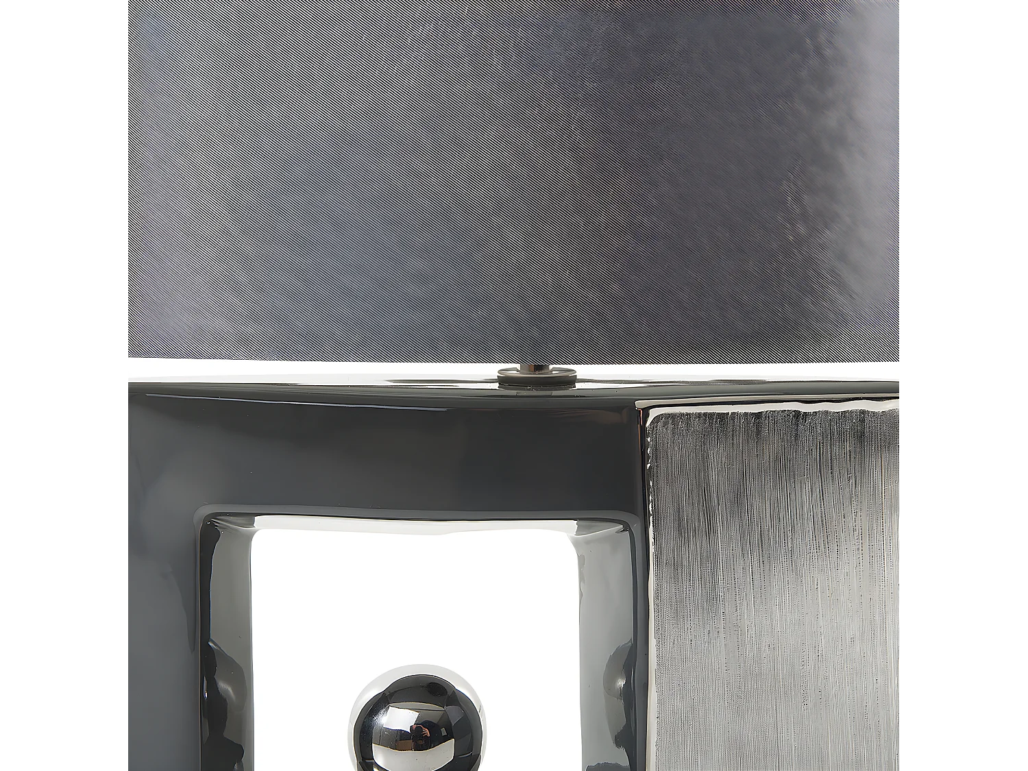 Candeeiro de mesa DUERO Porcelana Cinzento escuro