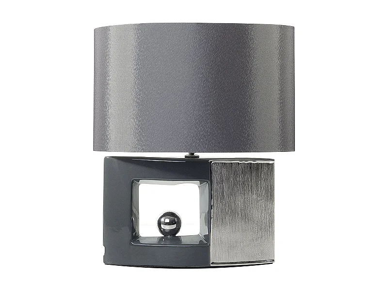 Lampe à poser DUERO Porcelaine Gris foncé