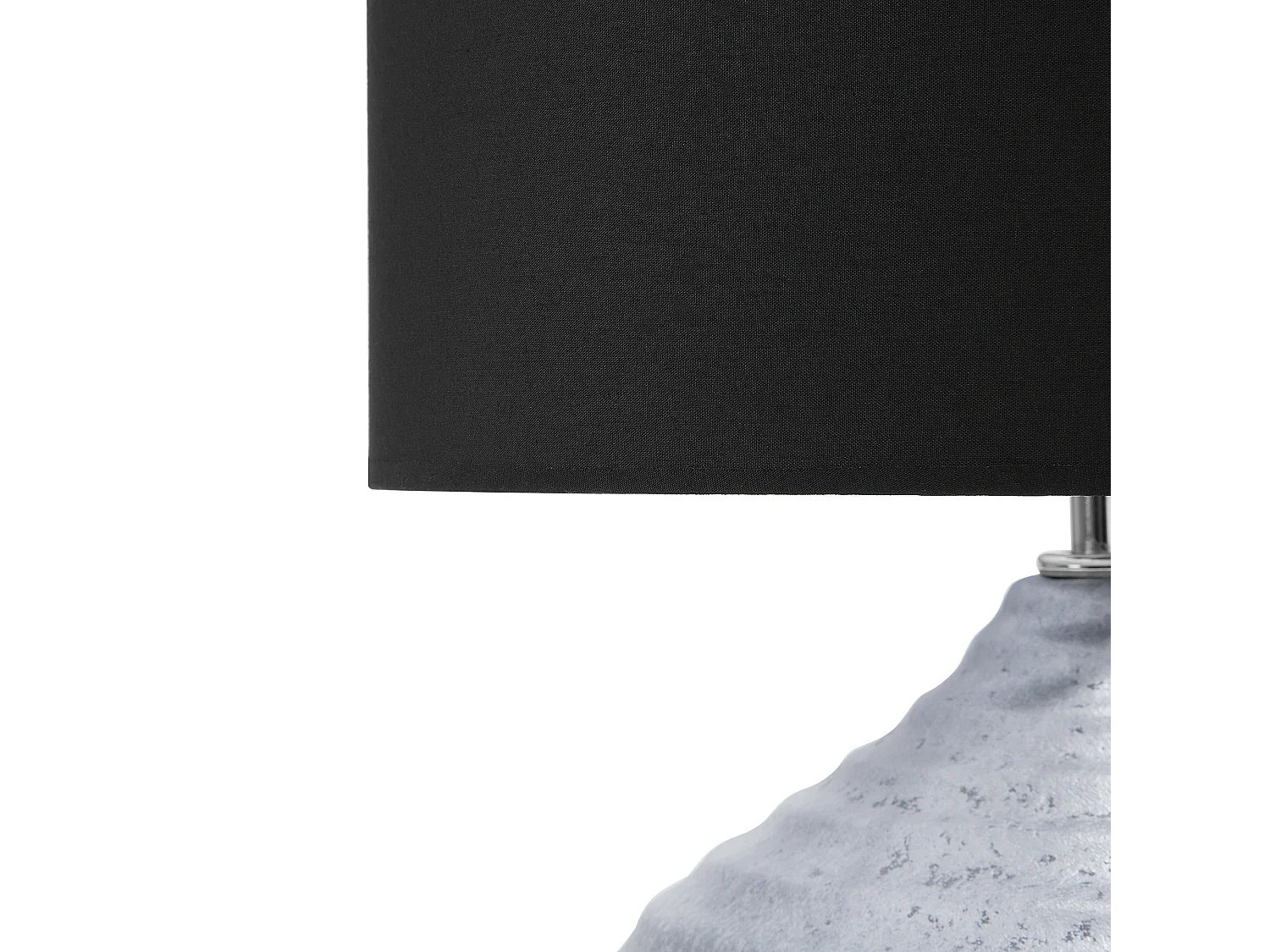 Lampa stołowa KUBAN Ceramika Srebrny