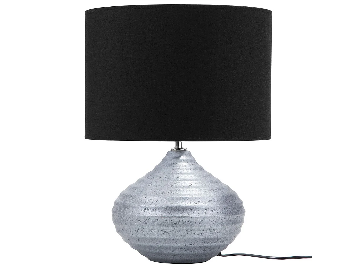 Candeeiro de mesa KUBAN Cerâmica Prateado