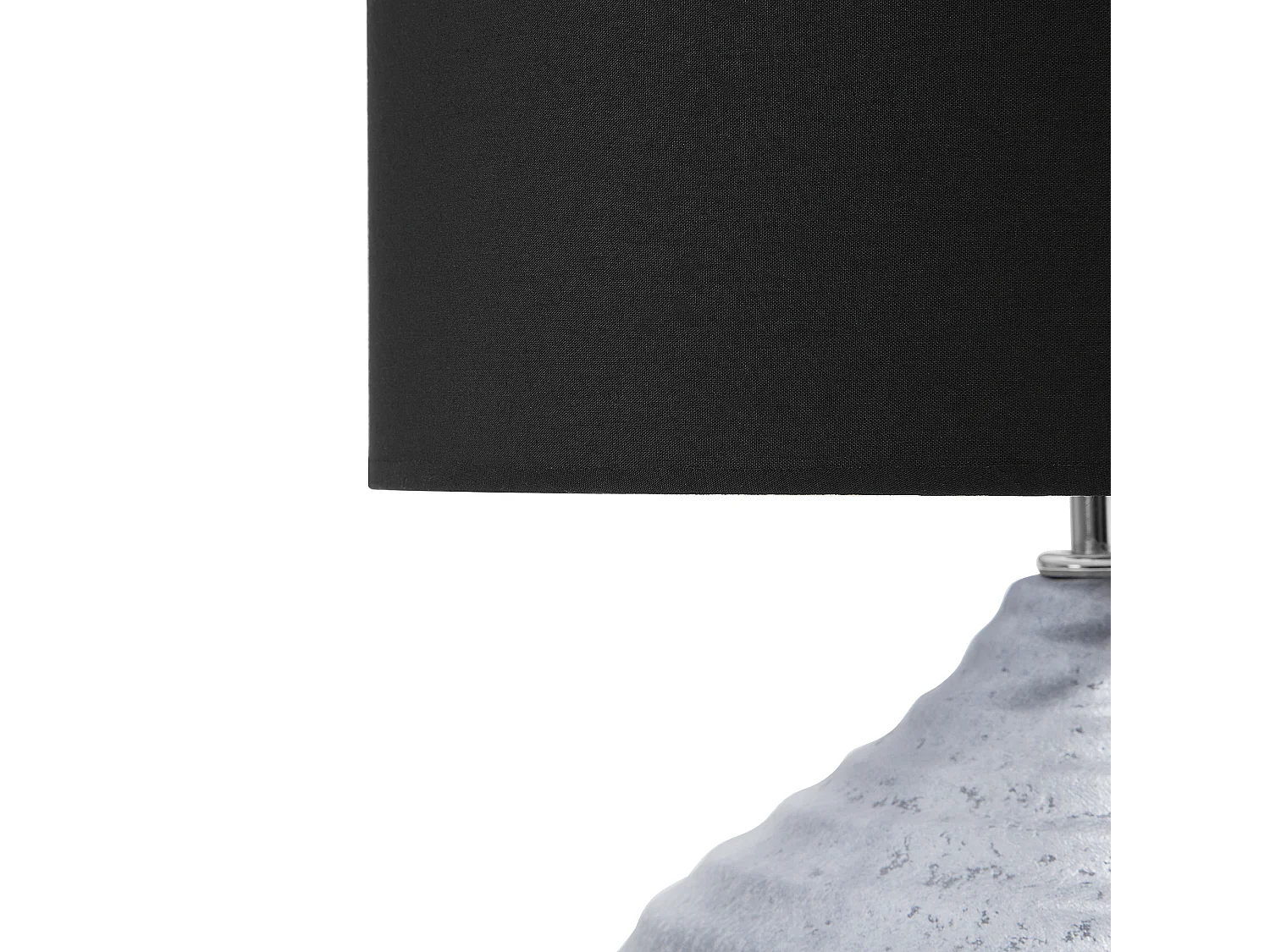 Candeeiro de mesa KUBAN Cerâmica Prateado