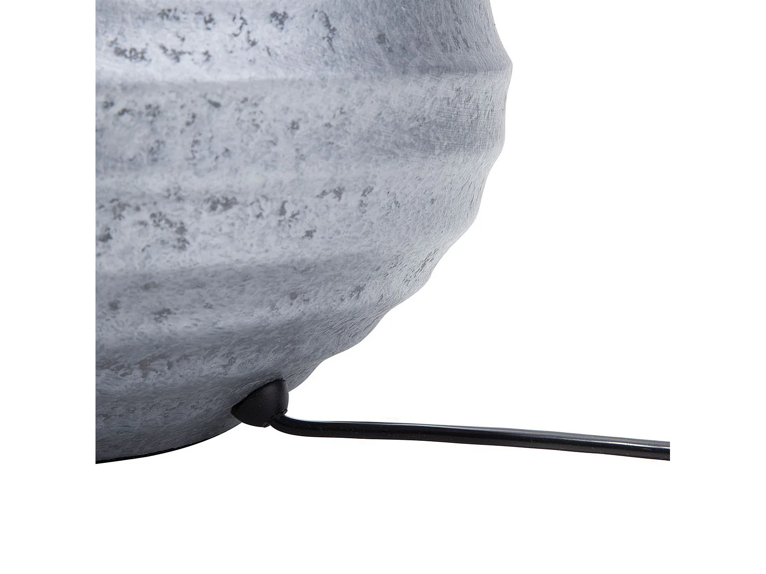 Candeeiro de mesa KUBAN Cerâmica Prateado