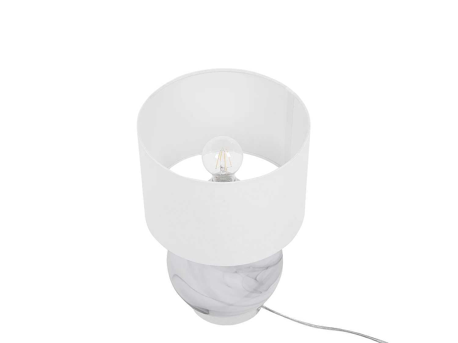 Lampe à poser UELE Métal Gris clair