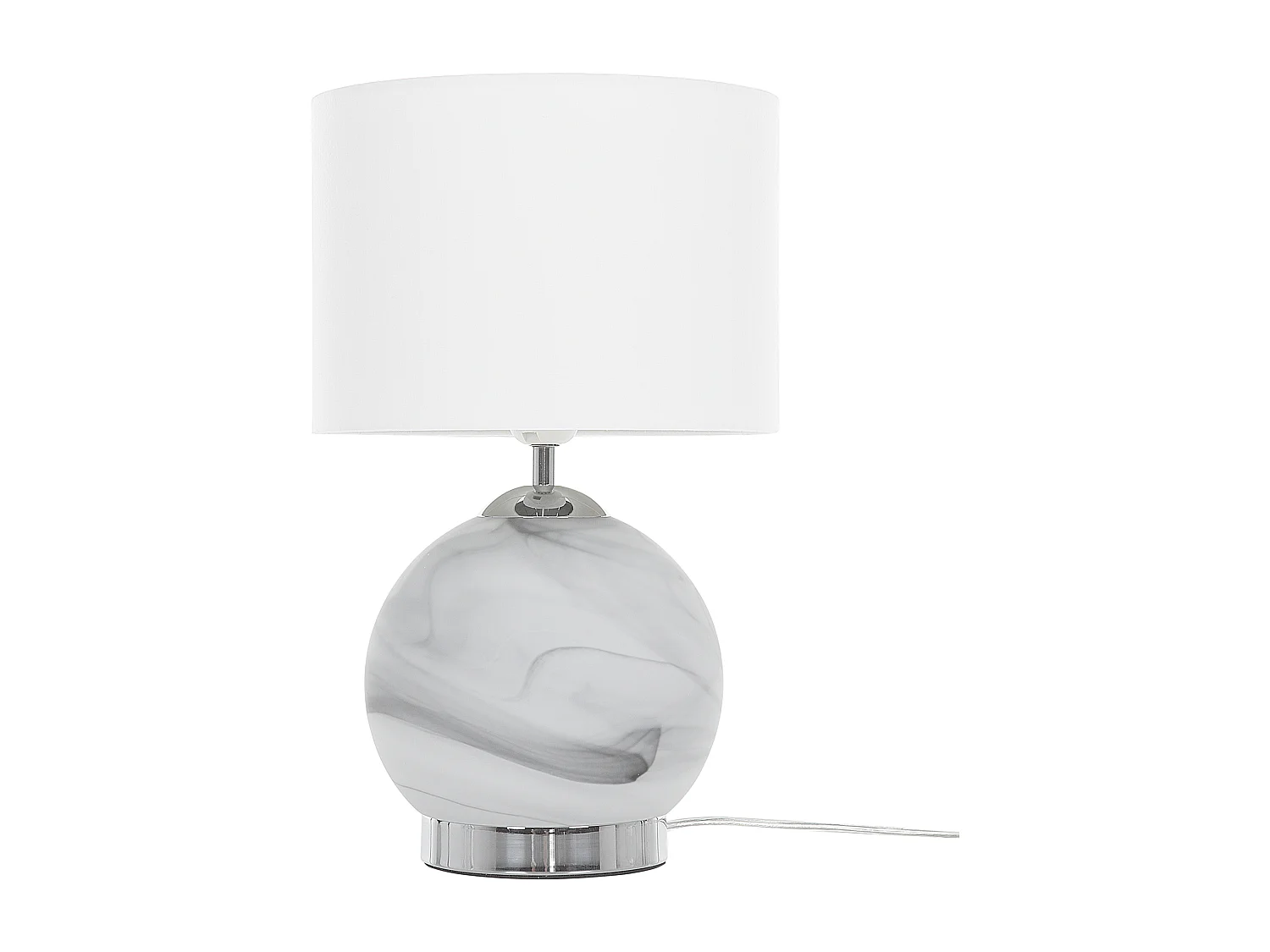 Lampe à poser UELE Métal Gris clair