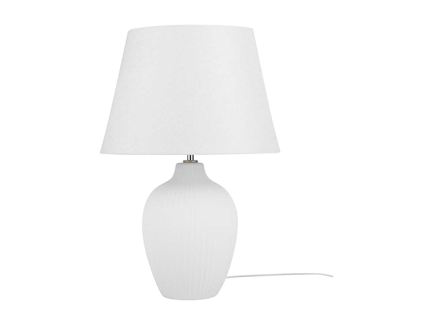 Lampa stołowa FERGUS Ceramika Biały