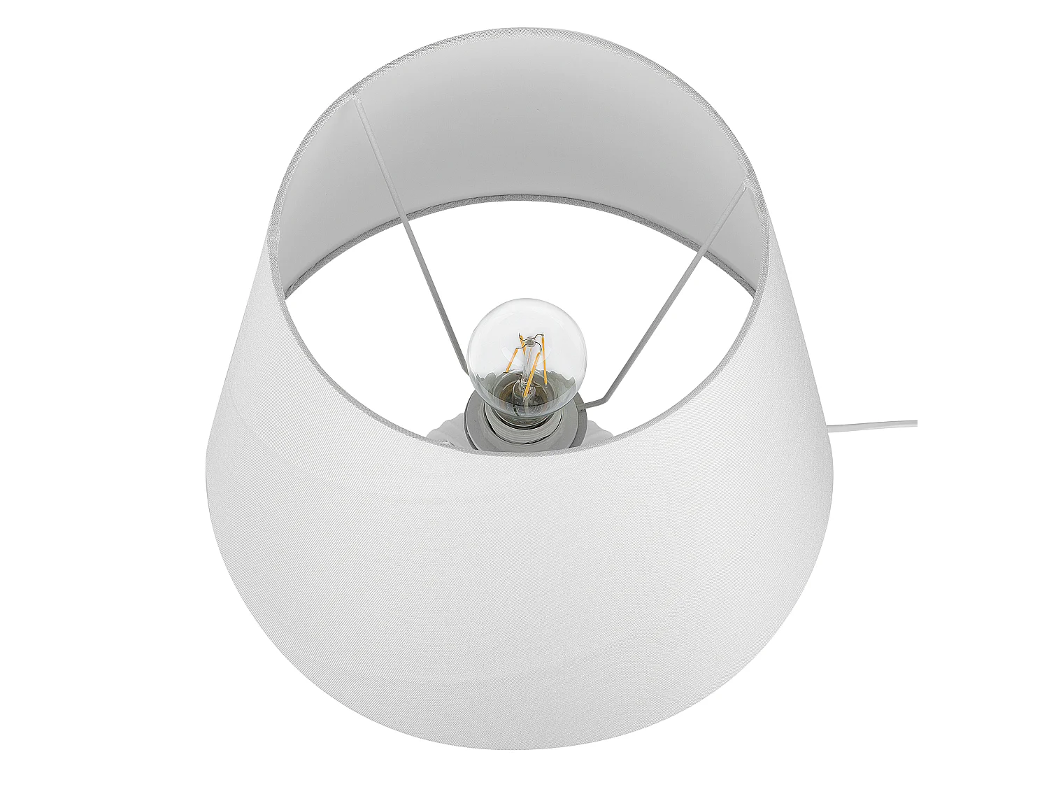 Lampe à poser FERGUS Céramique Blanc