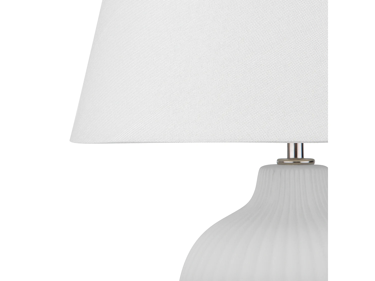 Lampe à poser FERGUS Céramique Blanc