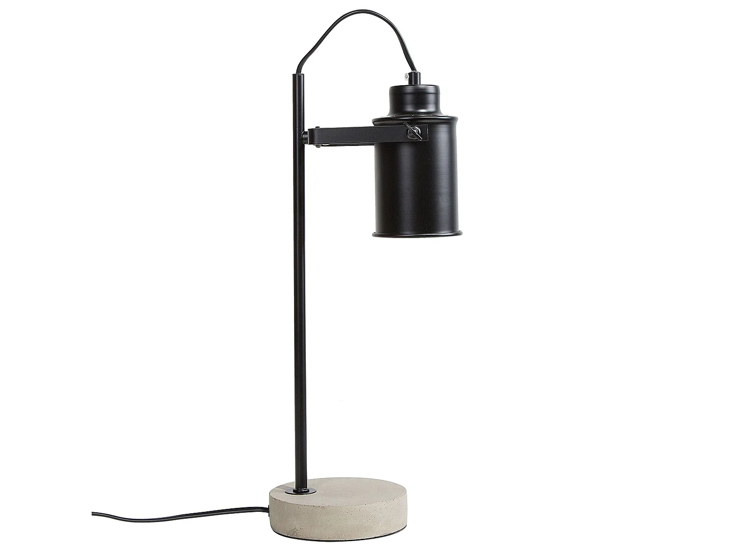 Lámpara de escritorio MUNDAKA ajustable Metal Negro