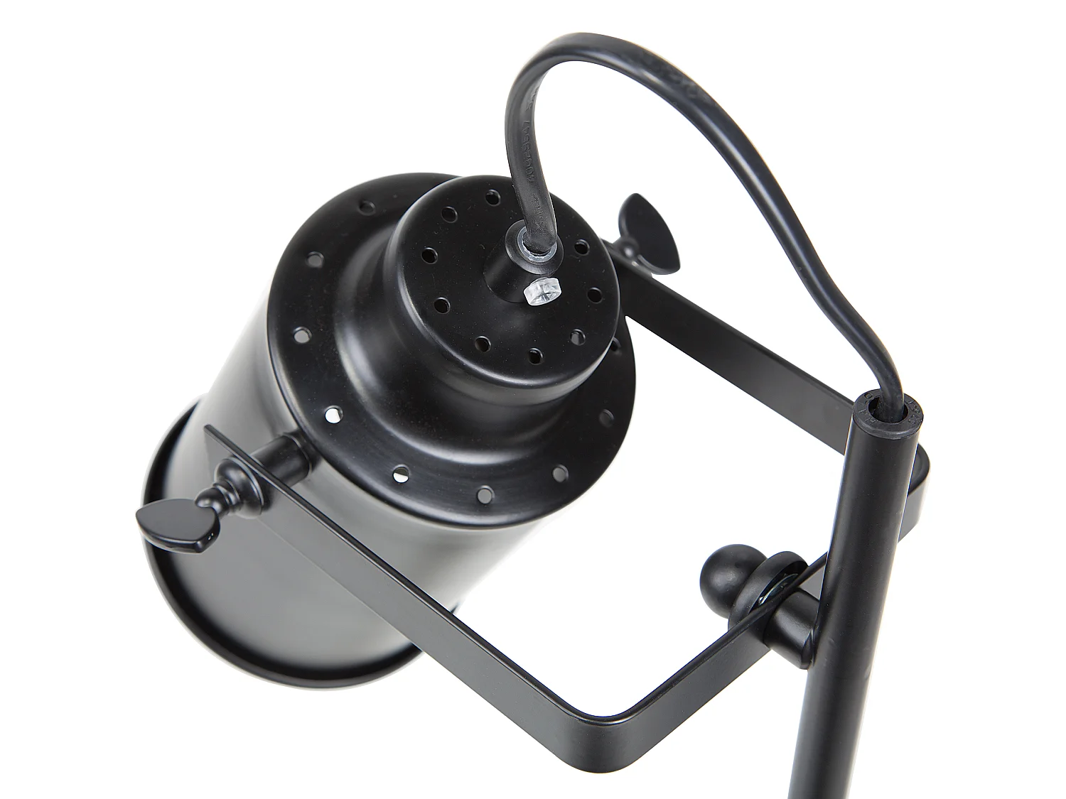 Lámpara de escritorio MUNDAKA ajustable Metal Negro