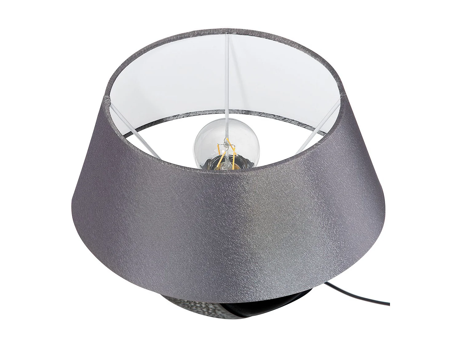 Lámpara de mesa ARGUN Cerámica Gris