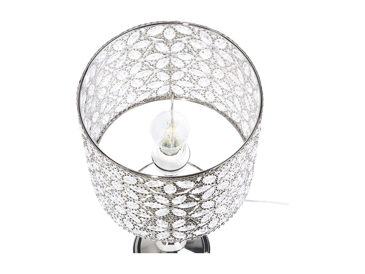 Lampe à poser SAJO Métal Argenté