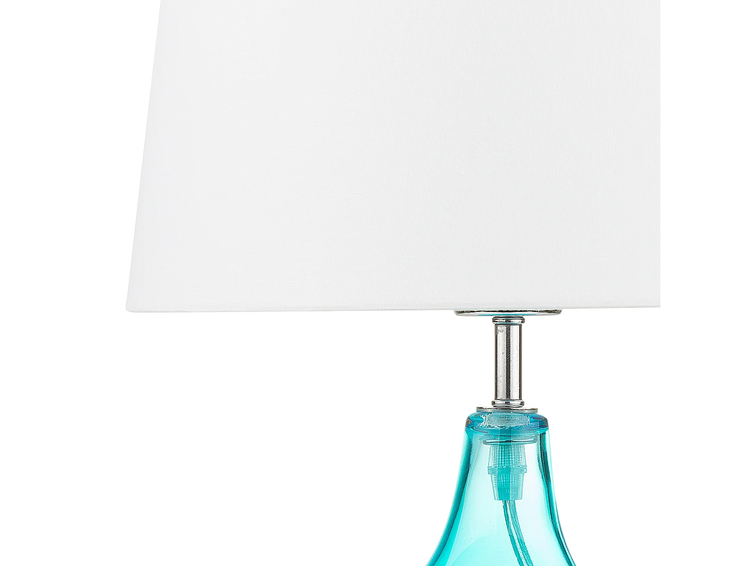 Candeeiro de mesa ERZEN Vidro Azul