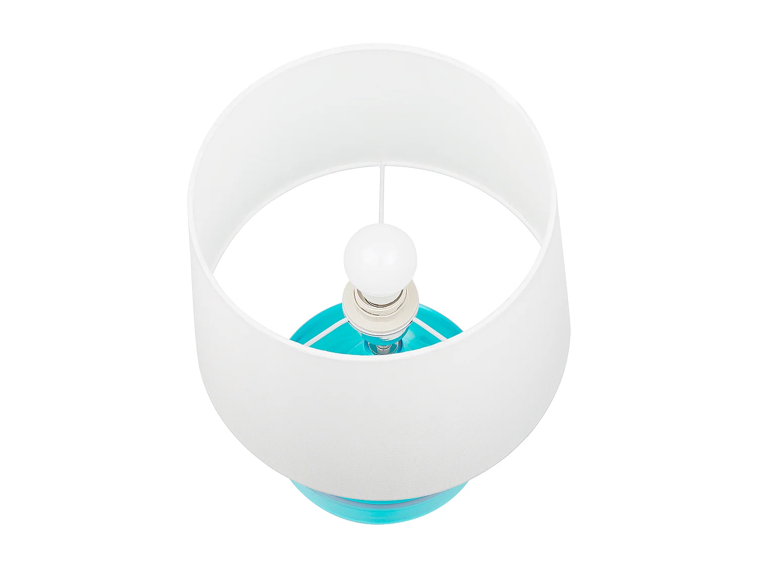 Lampa stołowa ERZEN Szkło Niebieski