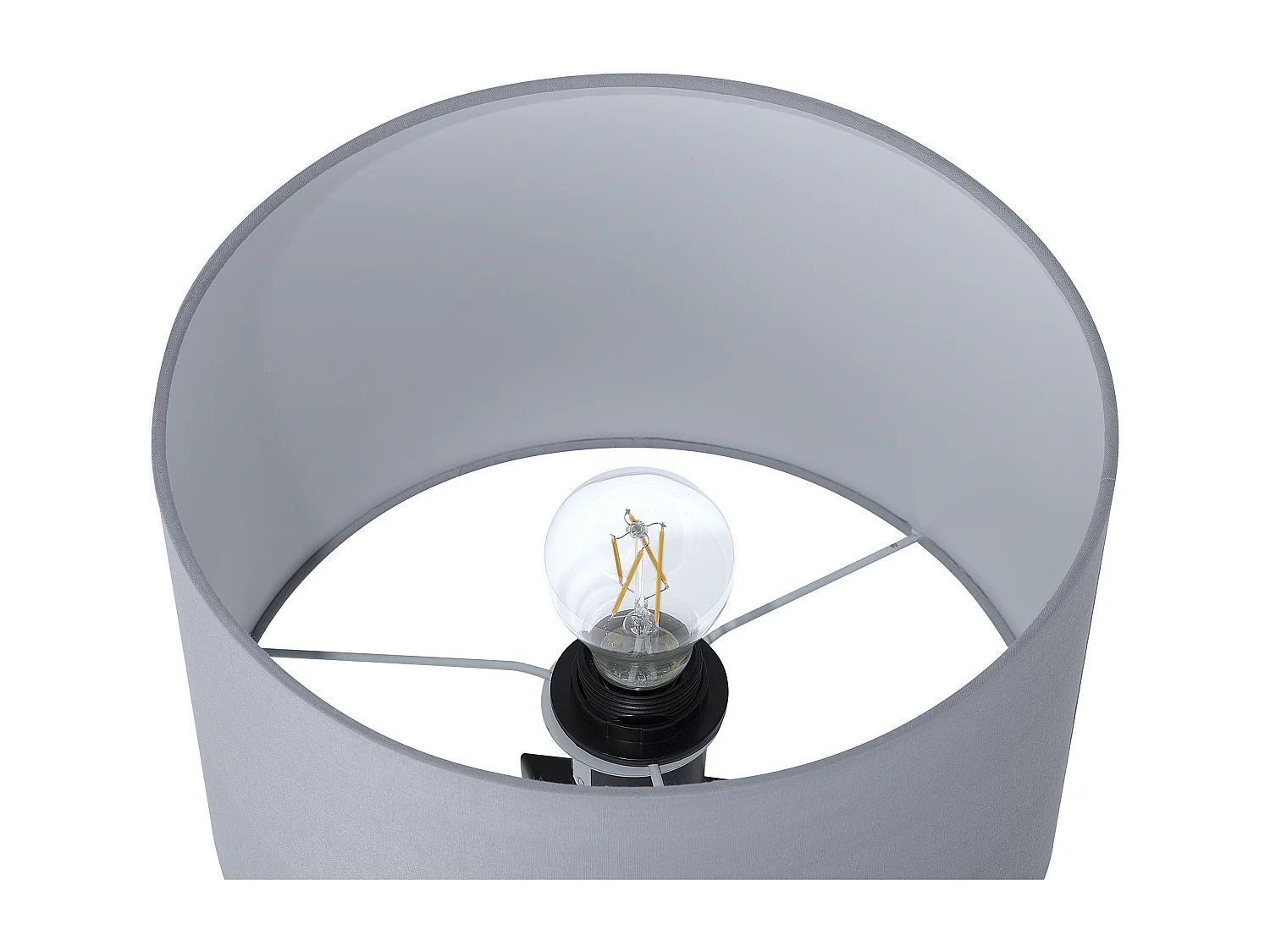 Lampada da tavolo grigio chiaro 55 cm STILETTO