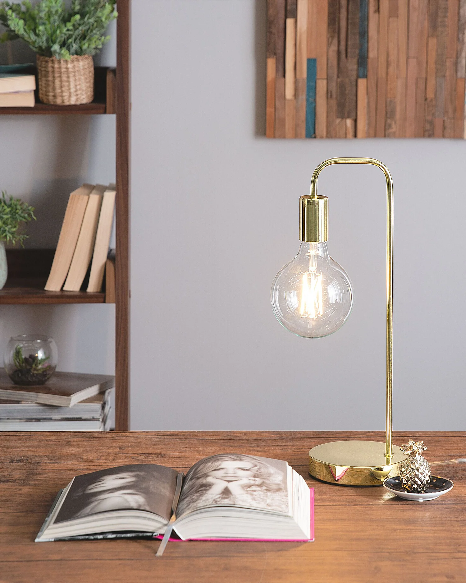 Bureaulamp SAVENA Metaal Goud