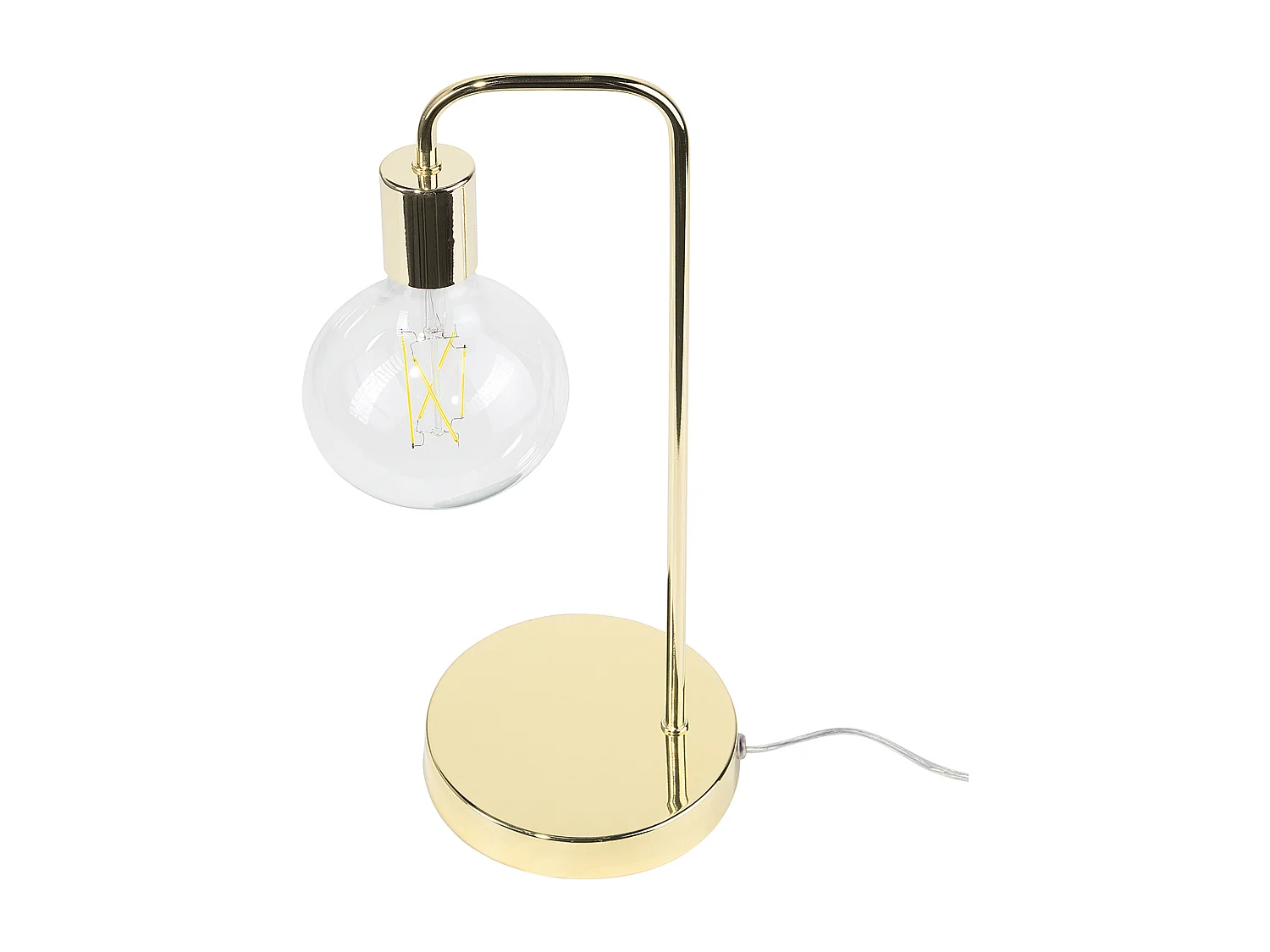 Lampa biurkowa SAVENA Metal Złoty