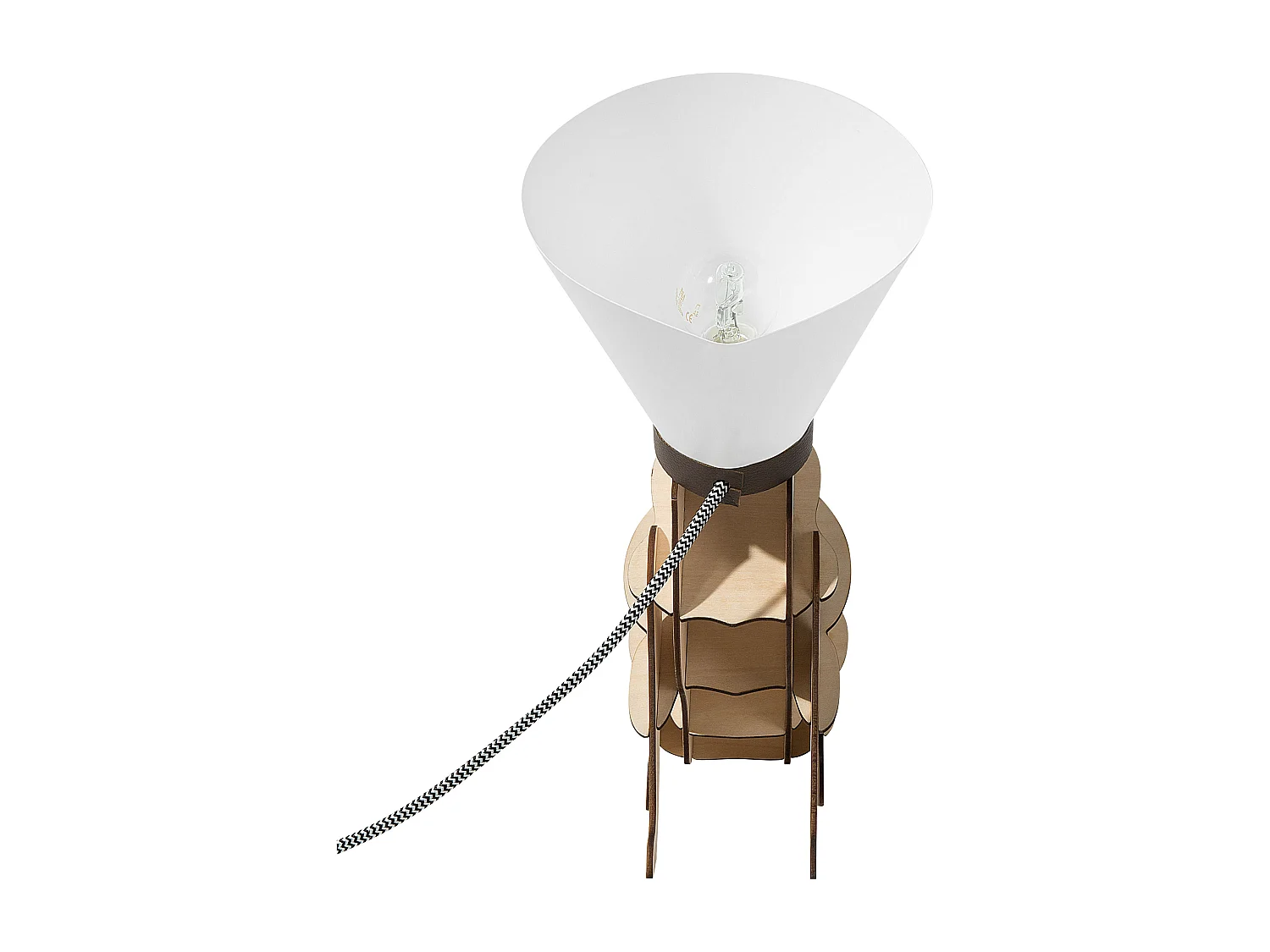 Lampe à poser ISNA Marron clair