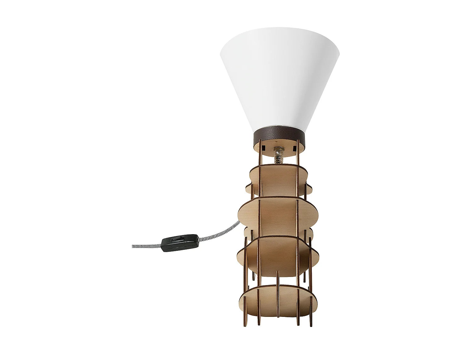 Lampe à poser ISNA Marron clair