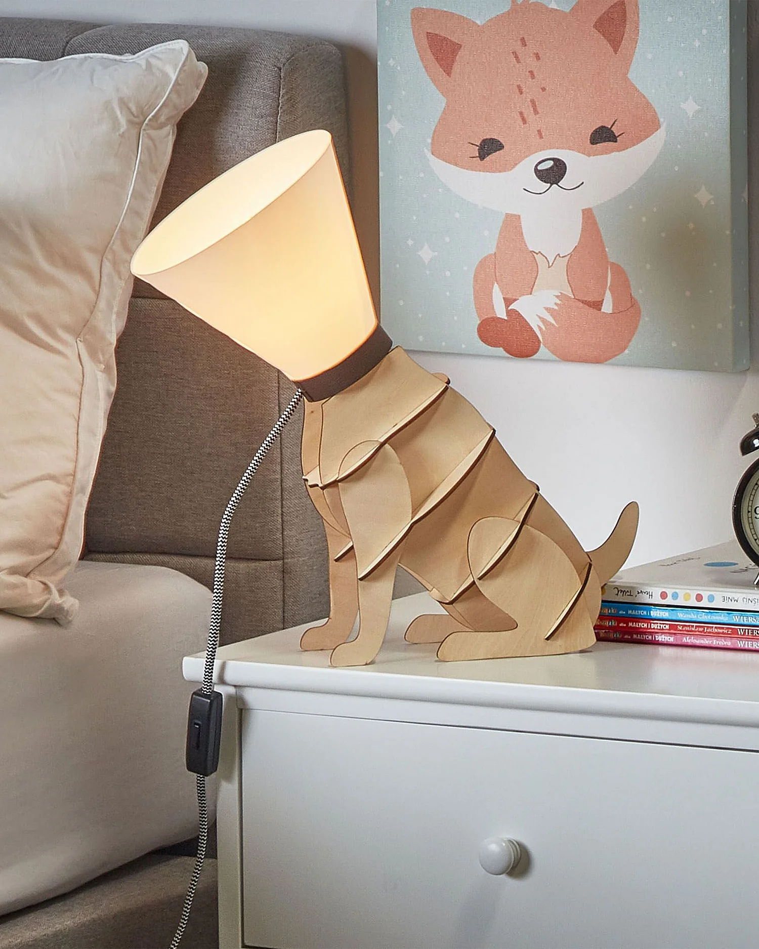 Lampada da tavolo ISNA Marrone chiaro