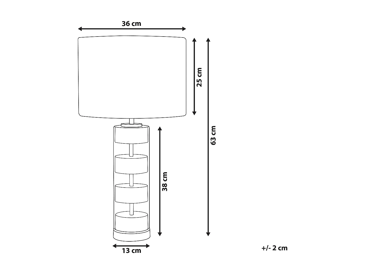 Moderne Tischlampe Glas / Metall / Polyester 77 cm Gold / Weiss Beatton