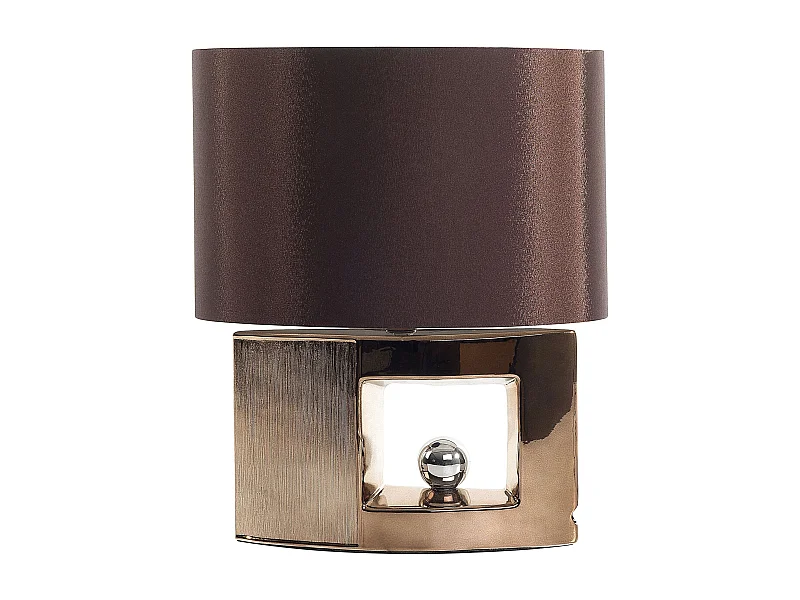 Lampe à poser DUERO Porcelaine Marron