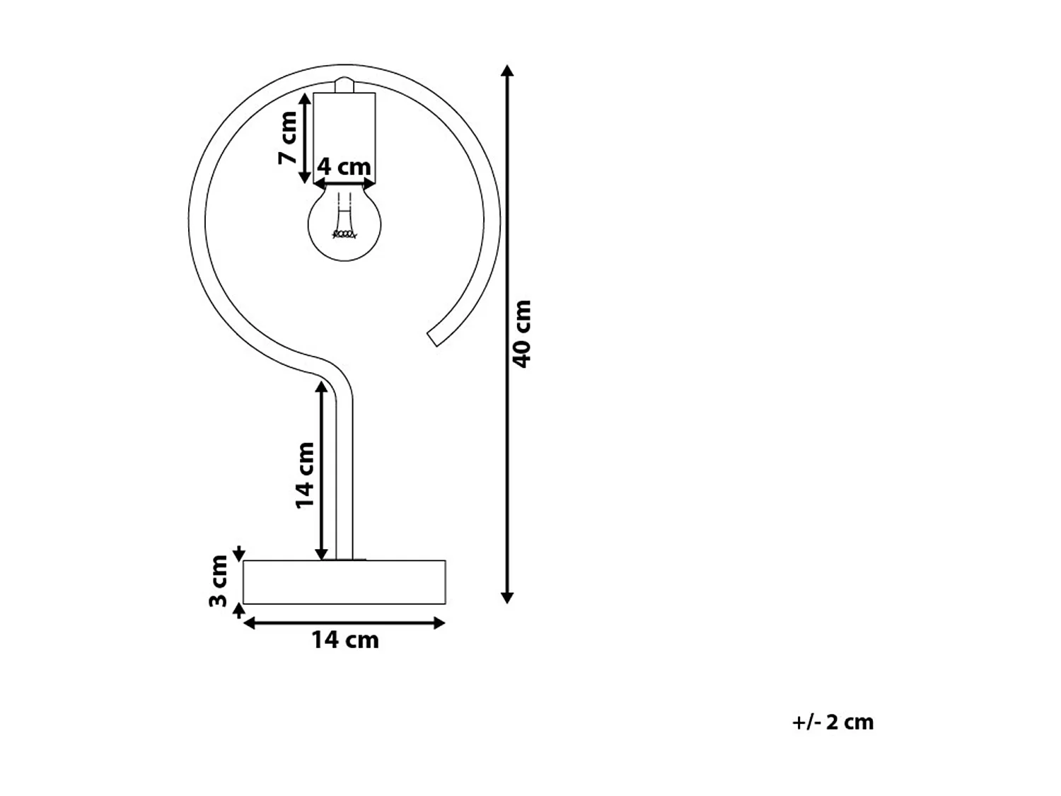 Minimalistische Tischlampe offener Lampenschirm Metall/Beton messing Jucar