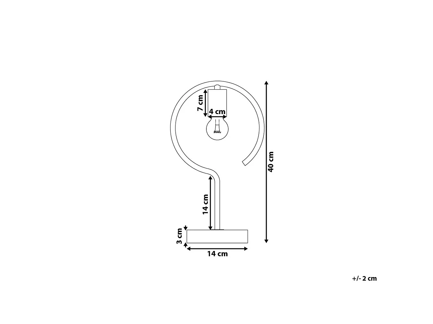 Tischleuchte JUCAR Metall Messing