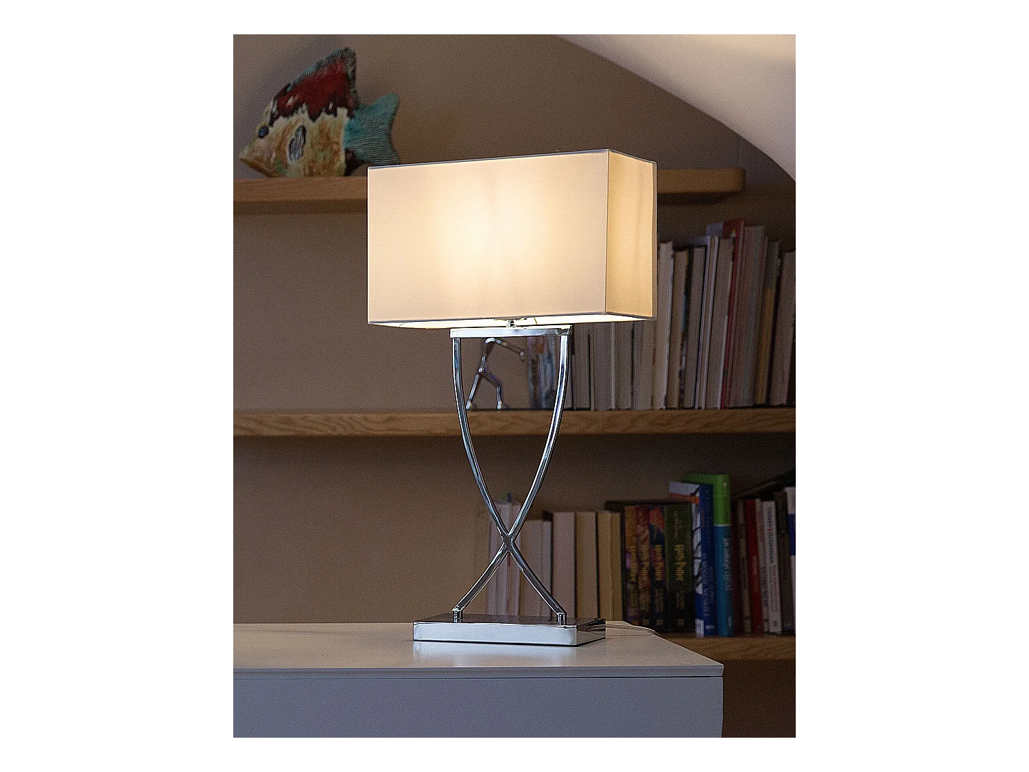 Lámpara de mesa YASUNI Metal Blanco