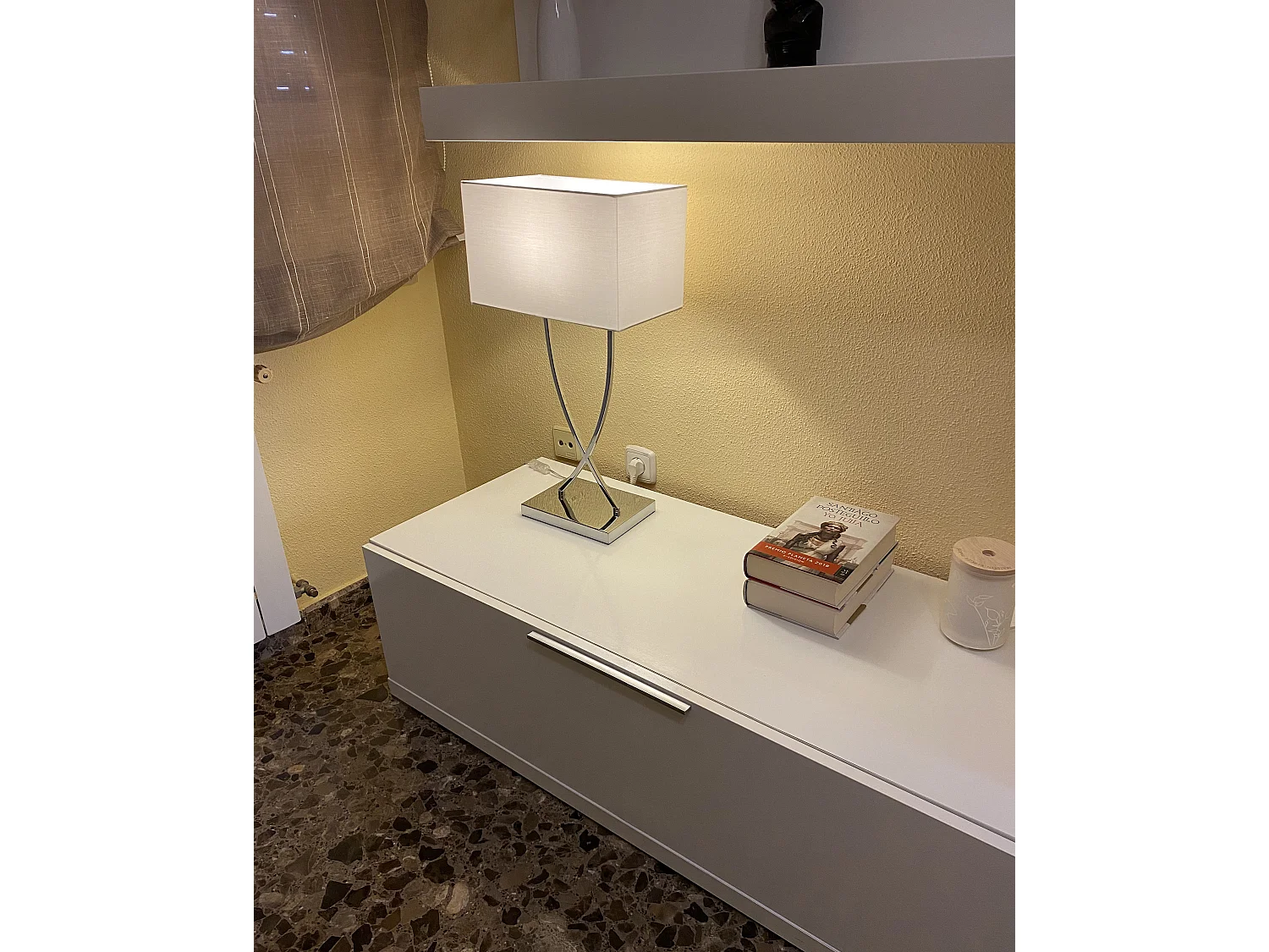 Lampe à poser YASUNI Métal Blanc