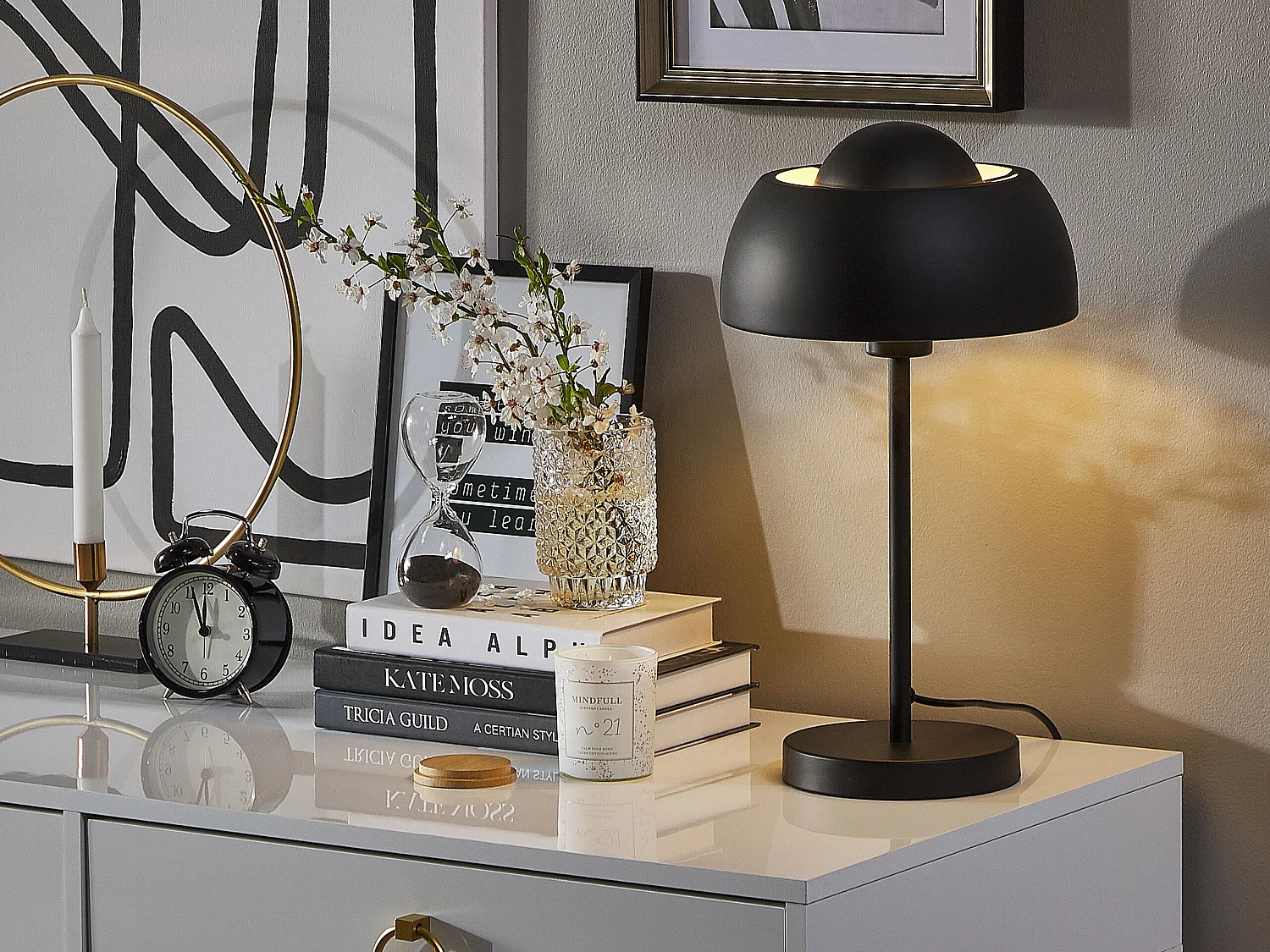 Lampe à poser SENETTE Métal Noir