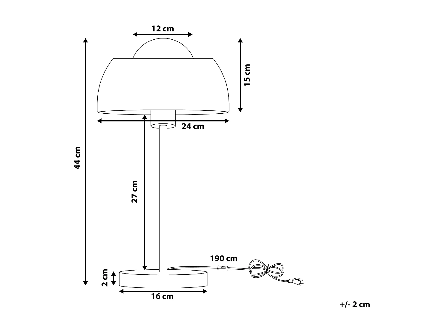 Lampe à poser SENETTE Métal Noir