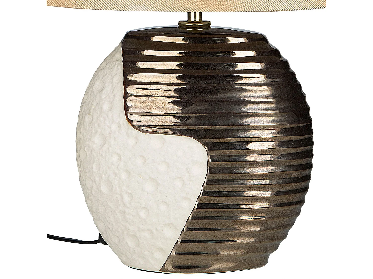 Lampe à poser ESLA Porcelaine Beige