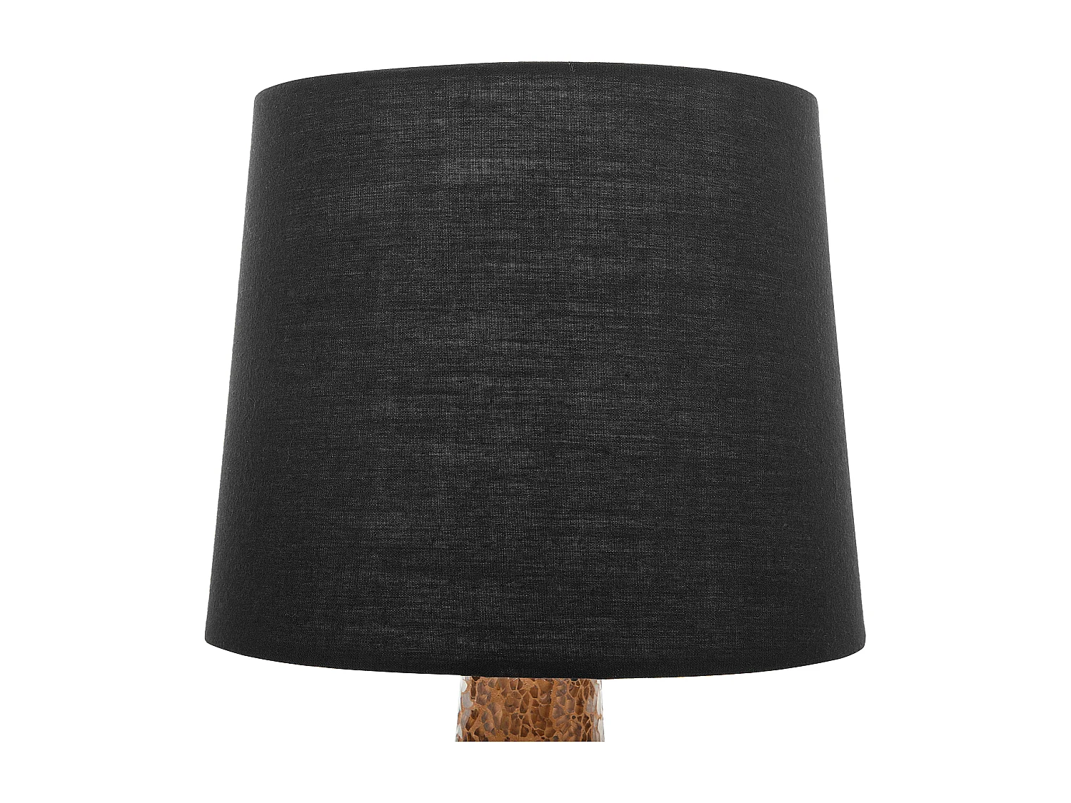 Lampe à poser noire et cuivrée ABRAMS