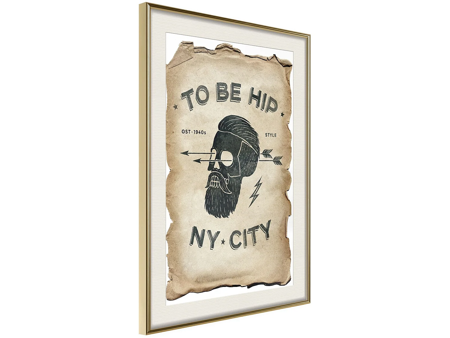 Tableau cadre Branché - 30 x 45 cm