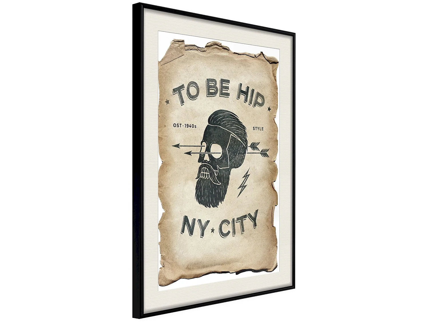 Tableau cadre Branché - 30 x 45 cm