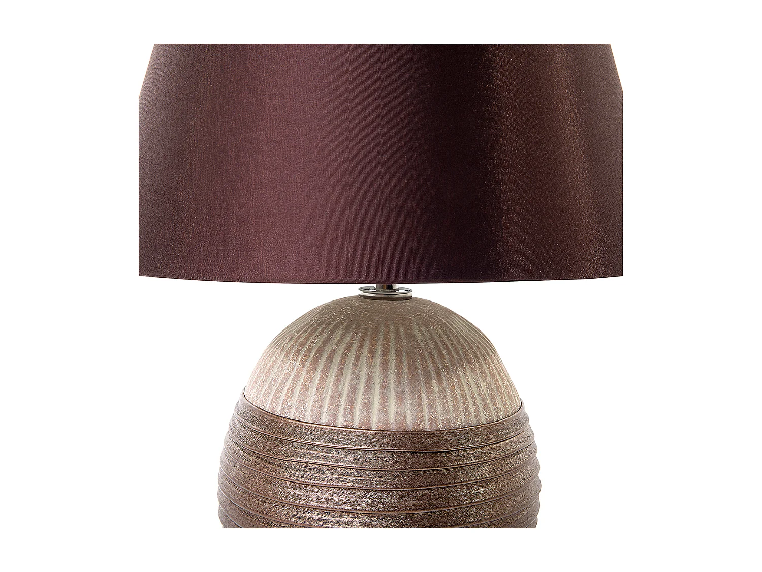 Lampe à poser SADO Porcelaine Marron