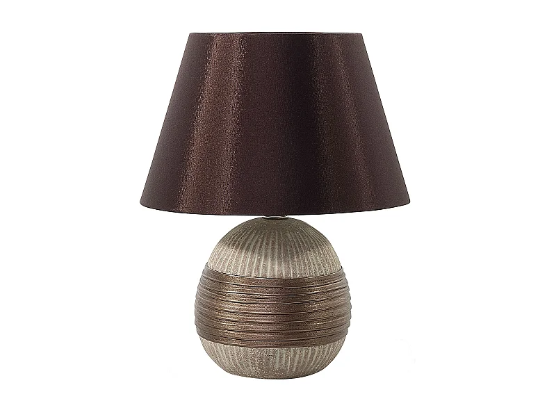 Tischleuchte SADO Porzellan Braun