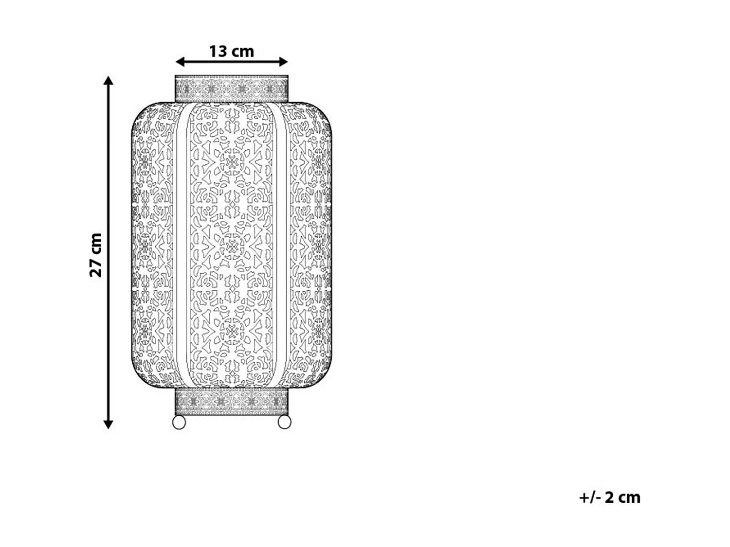 Lampe à poser SOMES Métal Blanc