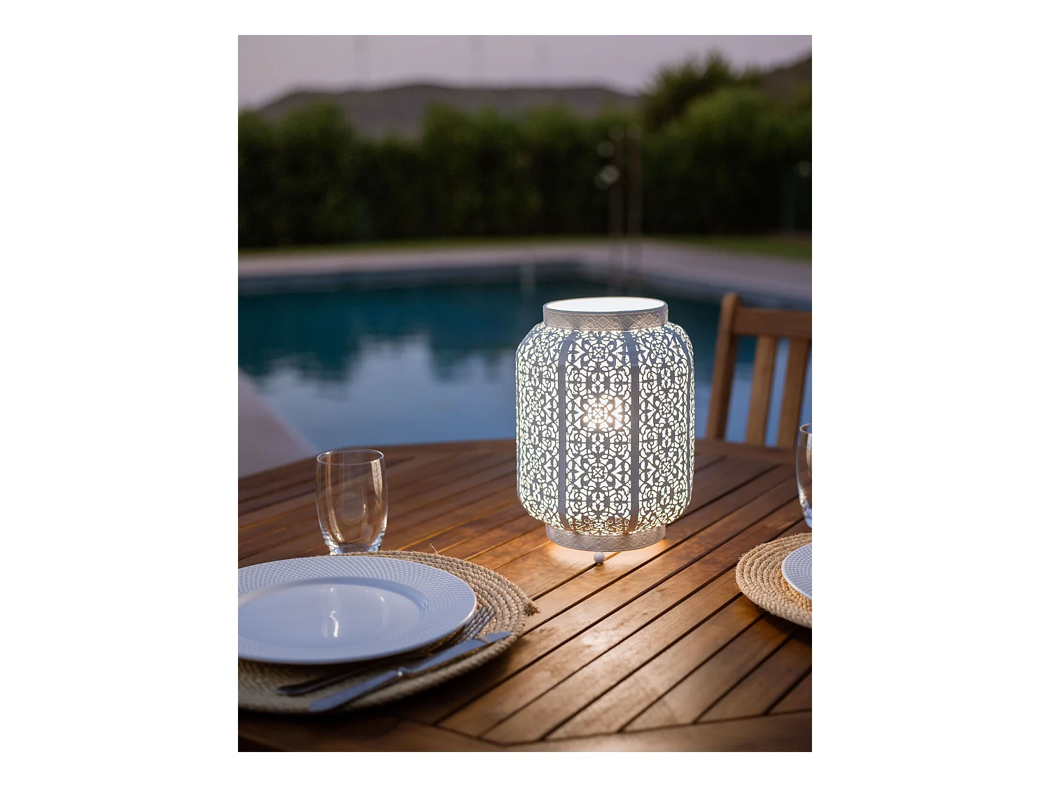 Tafellamp SOMES Metaal Wit