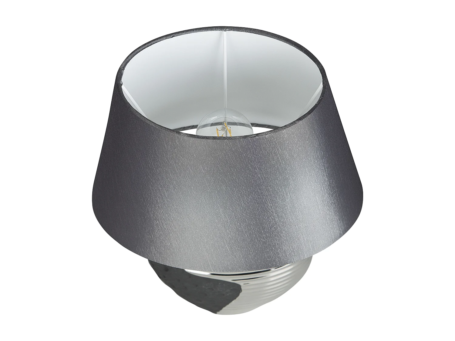 Lampada da tavolo ESLA Porcellana Grigio