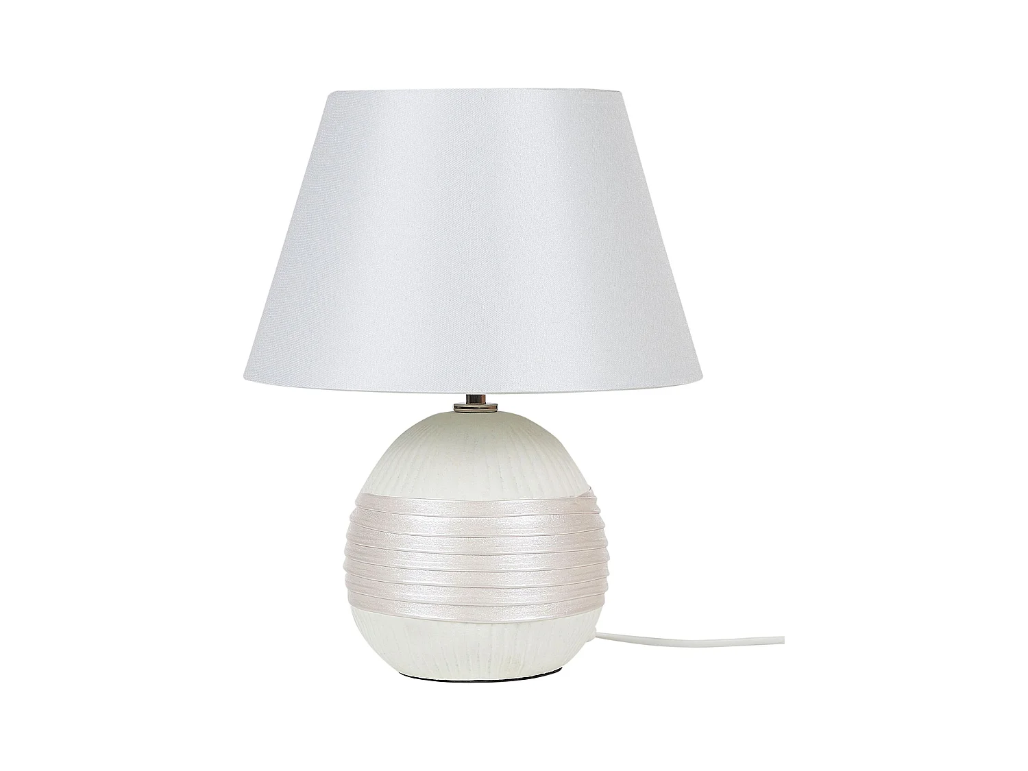 Lampe à poser SADO Céramique Blanc cassé