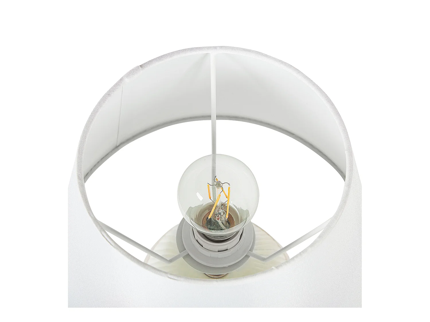 Lampe à poser SADO Céramique Blanc cassé