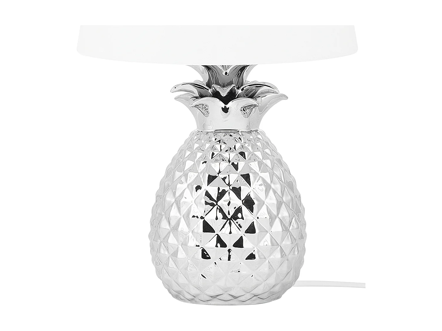 Lampa stołowa PINEAPPLE Ceramika Srebrny