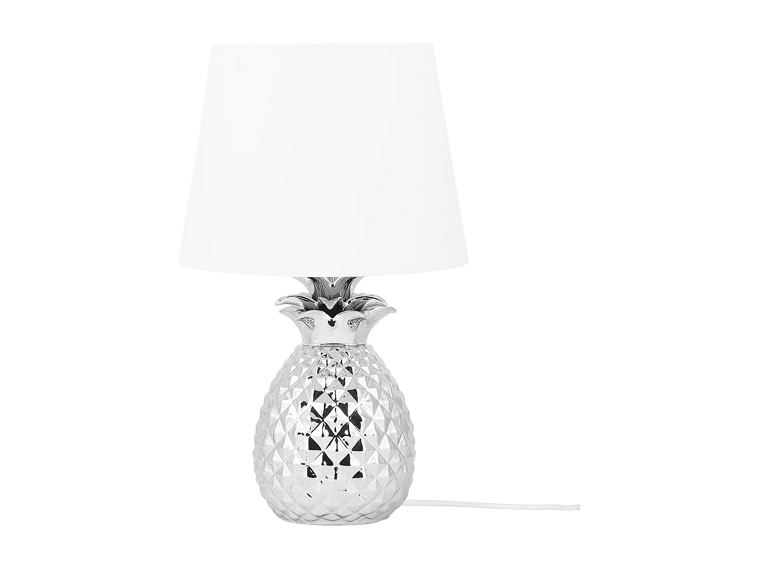 Lampa stołowa PINEAPPLE Ceramika Srebrny
