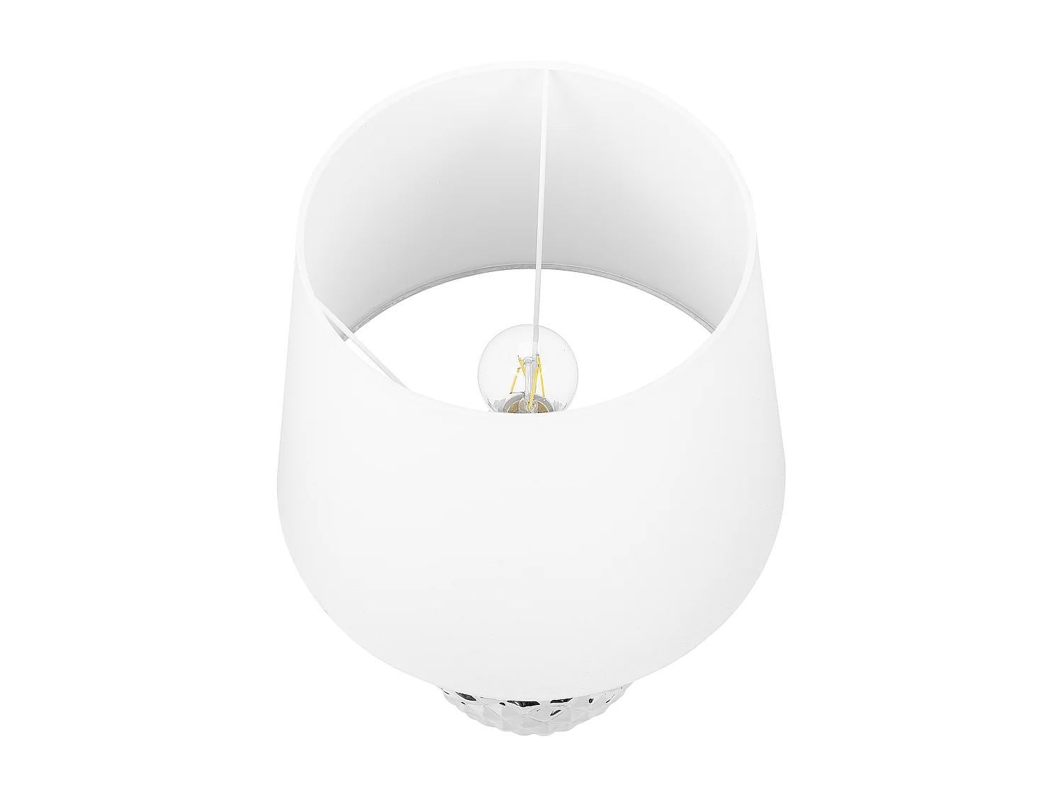 Lampa stołowa PINEAPPLE Ceramika Srebrny