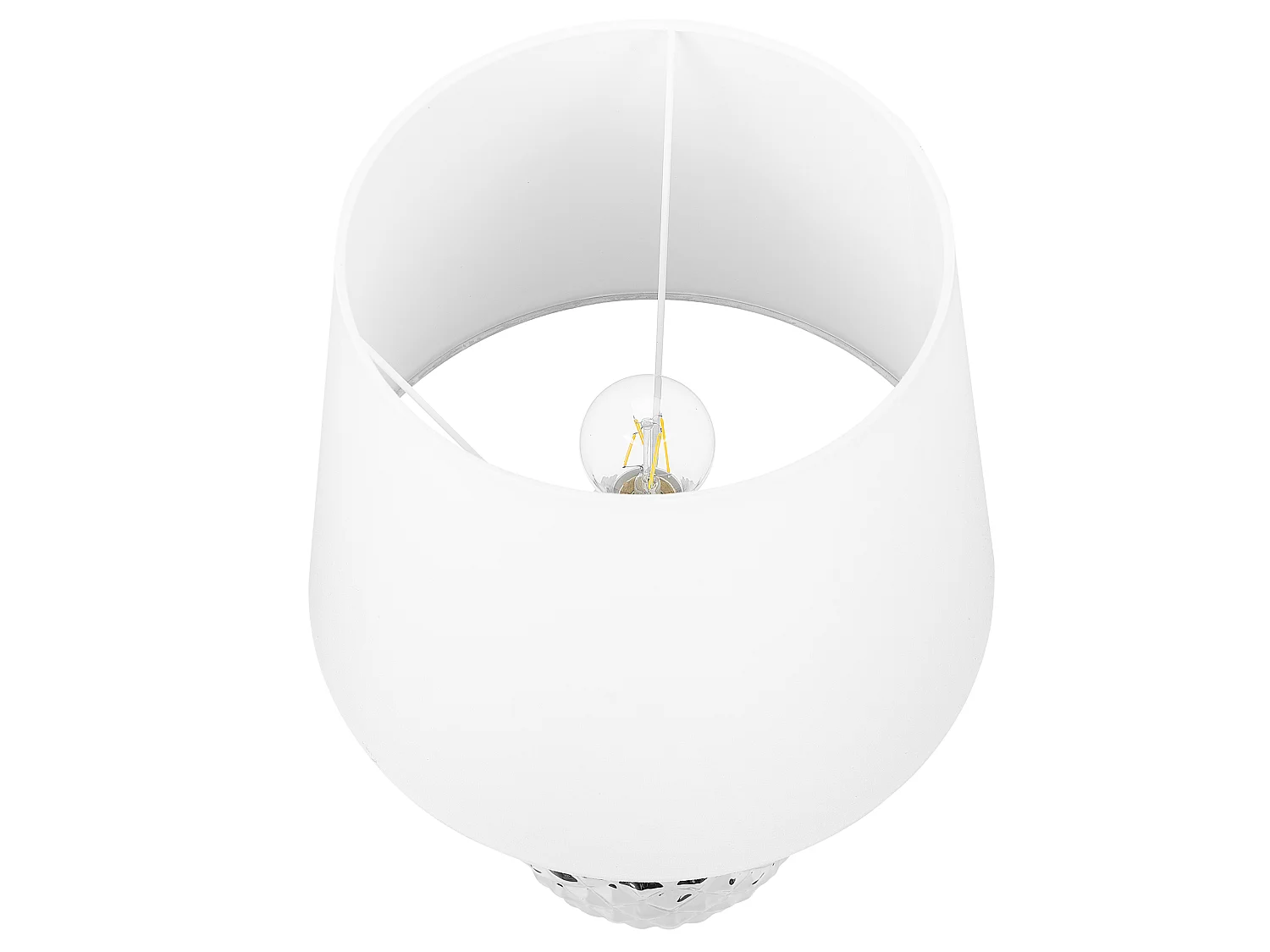 Lampe à poser PINEAPPLE Céramique Argenté